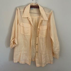 100% Linen Button Down Shirt